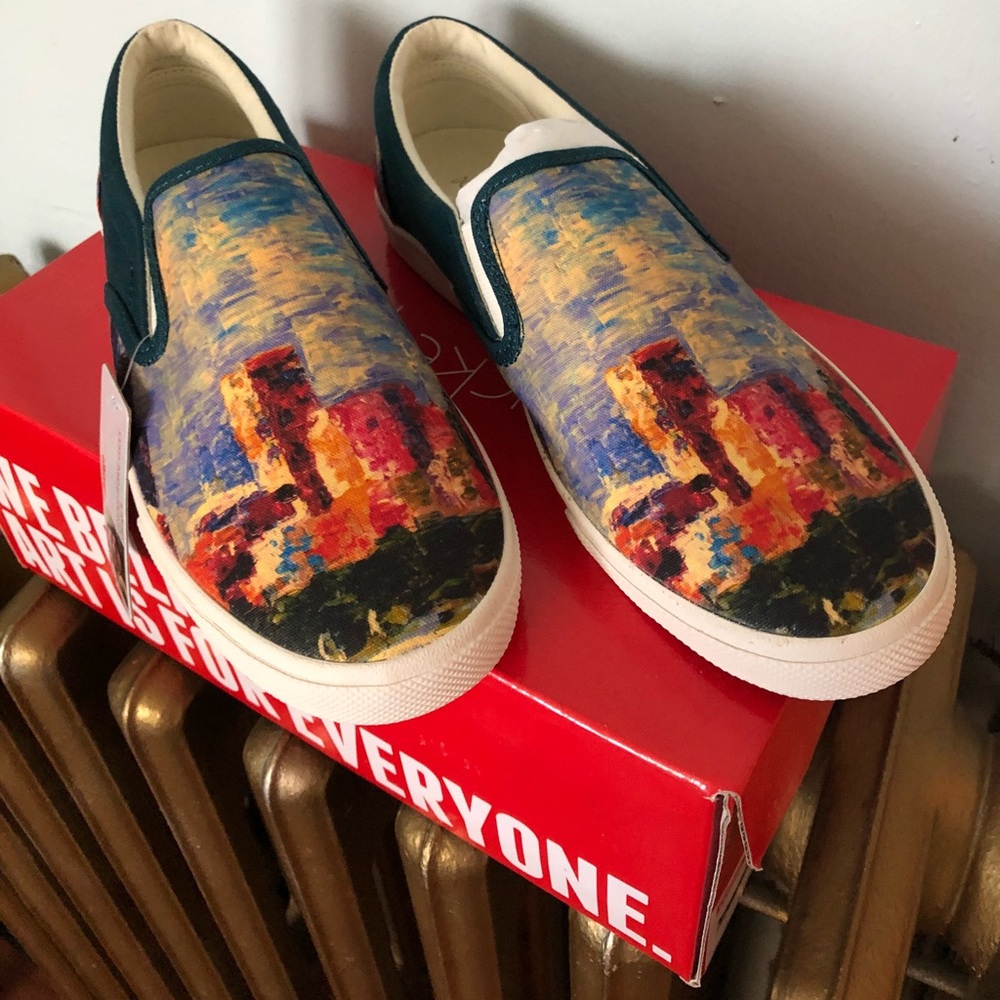 Chicago skyline painted slides